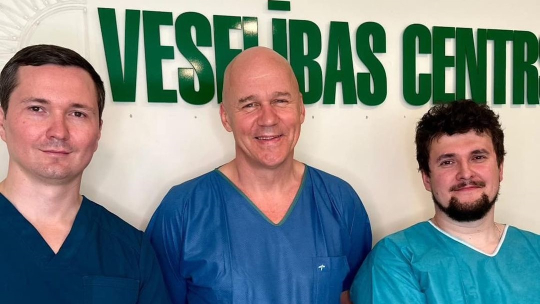 Dr. Ints Ūdris apmāca jaunos kolēģus